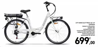 Spazio Conad City bike elettrica 26" 6v esperia offerta