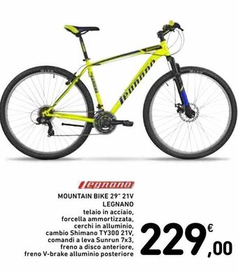 Spazio Conad Mountain bike 29" 21v legnano offerta