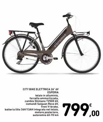 Spazio Conad City elettrica 26" 6v esperia offerta