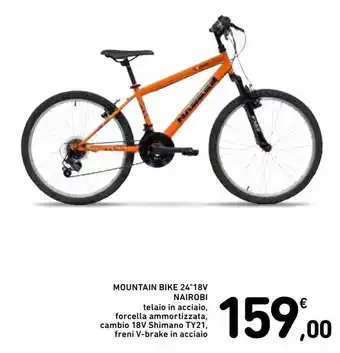 Spazio Conad Mountain bike 24" 18v nairobi offerta