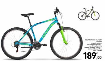 Spazio Conad Mountain bike 27,5" 21v esperia offerta