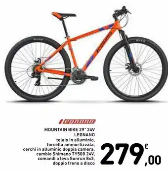 Mountain bike 29" 24v legnano