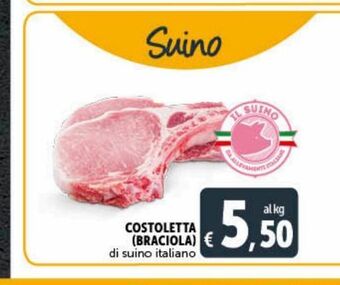 Deco Superstore Costoletta braciola di suino italiano offerta
