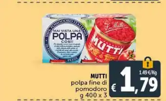 Deco Superstore Polpa di pomodoro mutti offerta