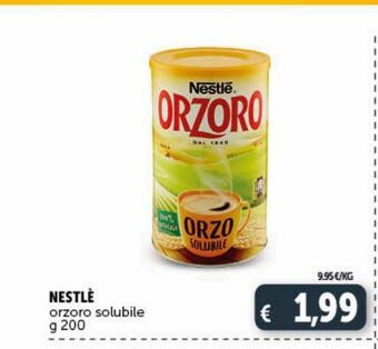 Deco Superstore Nestlé orzoro solubile g 200 offerta