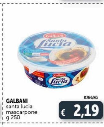 Deco Maxistore Galbani santa lucia mascarpone offerta