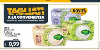 Deco Maxistore Deco yogurt soia offerta