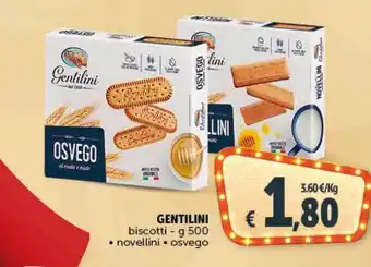 Deco Supermercati Biscotti gentilini offerta