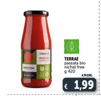 Deco Supermercati Passata bio nichel free g 420 terrae offerta