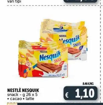 Deco Supermercati Snacks nestle  nesquik offerta