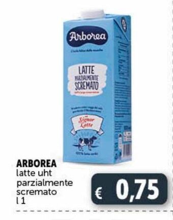Deco Supermercati Latte parzialmente scremato arborea offerta