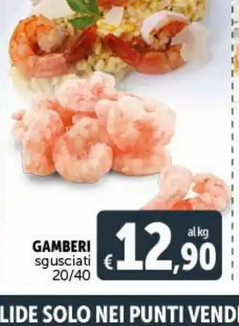 Deco Supermercati Gamberi sgusciati 20/40 offerta