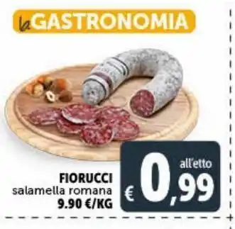 Deco Supermercati Salamella romana fiorucci offerta