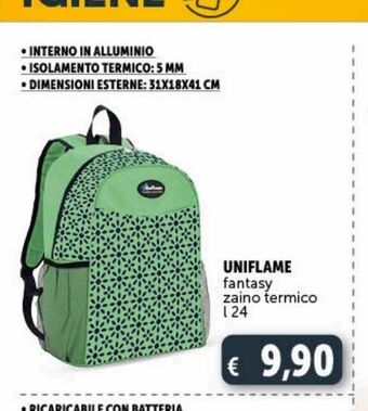 Deco Supermercati Zaino termico uniflame offerta