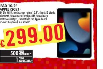 Ipad 10.2" apple (2021)