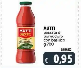 Deco Supermercati Passata di pomodoro mutti offerta