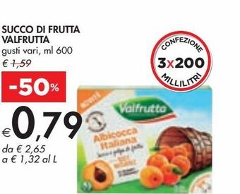 Bennet Succo di frutta valfrutta offerta
