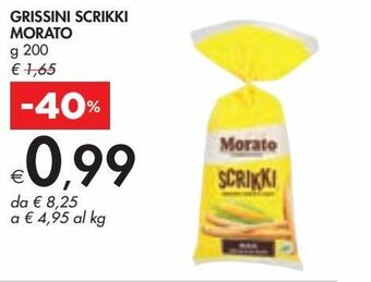 Bennet Grissini scrikki morato offerta