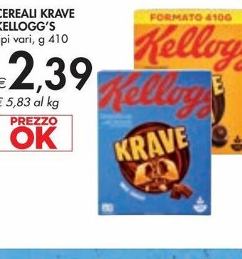 Bennet Cereali krave kellogg's offerta