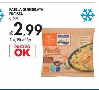 Bennet Paella surgelata frosta offerta