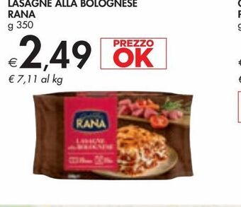 Bennet Lasagne alla bolognese rana offerta