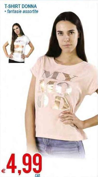 MD Discount T-Shirt Donna offerta