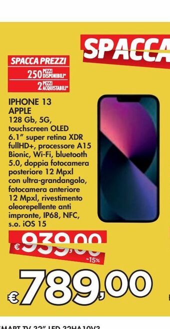 Bennet Iphone 13 apple offerta