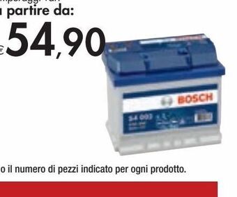 Bennet Batteria auto bosch offerta