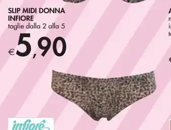 Slip midi donna infiore