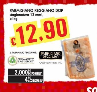 Bennet Parmigiano reggiano dop offerta