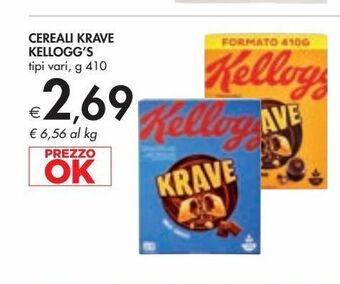 Bennet Cereali krave kellogg's offerta