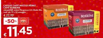 Bennet Capsule di caffè caffe borbone miscela nobile offerta