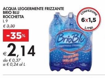 Bennet Acqua leggermente frizzante brio blu rocchetta offerta
