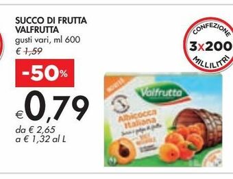 Succo di frutta valfrutta