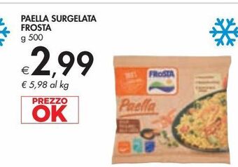 Bennet Paella surgelata frosta offerta