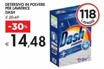 Bennet Detersivo in polvere per lavatrice dash offerta