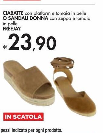 Bennet Ciabatte o sandali donna freejay offerta