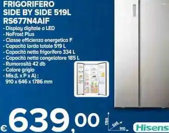 MD Discount Frigorifero Side by Side 519L RS677N4AIF offerta