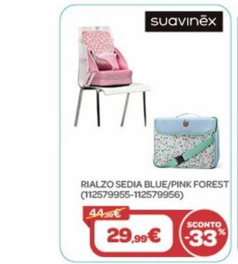 Suavinex - rialzo sedia blue/pink forest