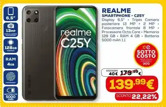 Euronics Smartphone - c25y realme offerta