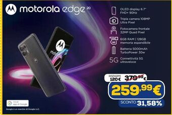 Euronics Motorola edge offerta