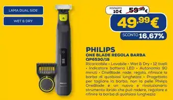 Euronics One regola barba philips offerta
