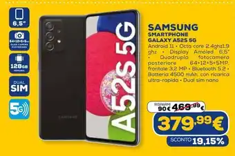 Euronics Smartphone galaxy a52s 5g samsung offerta