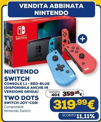 Euronics Nintendo switch offerta