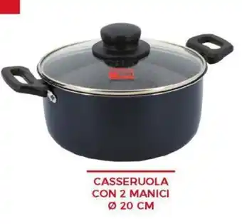 Happy Casa Casseruola con 2 manici ø 20 cm offerta