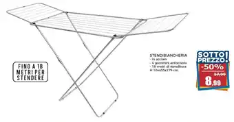 Happy Casa Stendibiancheria H 104x55x179 cm offerta