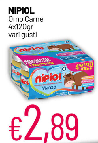 Franzy's Nipiol Omo Carne 4x120gr vari gusti offerta