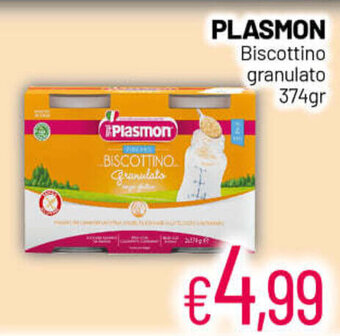 Franzy's Plasmon Biscottino granulato 374gr offerta