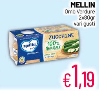 Mellin Omo Verdure 2x80gr vari gusti