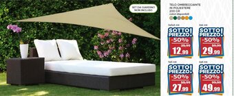 Happy Casa Telo Ombreggiante in Poliestere 200 gr 3x3x3 mt offerta